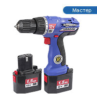 Аккумуляторная дрель шуруповерт – MASB-FX-12-1.5 SET